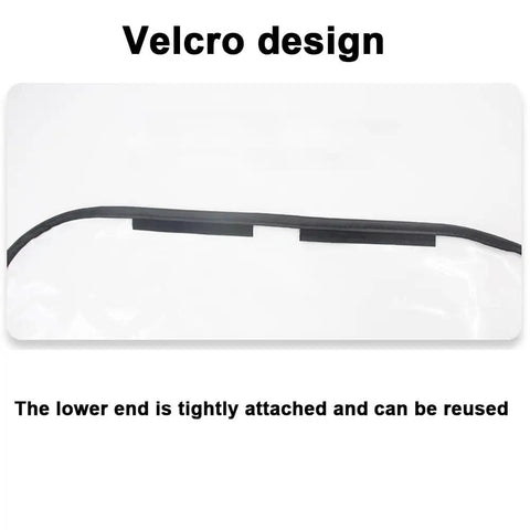 Keep Your EV Port Dry As A Bone With This Hella Tough Magnetic Cover Featuring Waterproof All Season Shield Clear Fit For Steel Bodied Electric Rides In Clean White Finish, showcasing Velcro design for secure attachment.