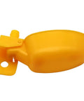 Top Tier Auto Fill Quail Water Cups 12 Pack Yellow Clip On Cage Drinkers For Pigeons Rabbits Hassle Free Dripless Design Safe Plastic Easy Install