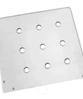 Transparent Acrylic Dog Hole Router Template Jig for Woodworking Pro Grade One Quarter Inch Thick Precision Drill Guide