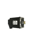 CHUNYE 400W servo motor, SGMJV-04ADA6S, side view; black housing with silver mounting flange and exposed shaft
