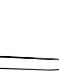 Rectangular Shower Rod In Oil Rubbed Bronze With Ceiling Support Brass Construction For A Durable Boss Level Bathroom Upgrade Three Quarter Inch Tube Includes All Mounting Hardware