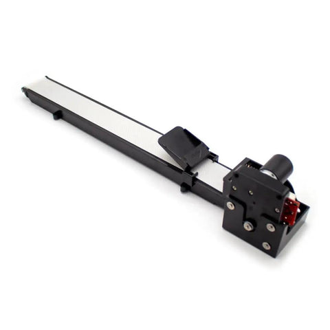 24V Tabletop Belt Conveyor For Mini Cargo Runs With A 504mm Belt For Vending Machines Track Lane And Contactless Grocery Pickup