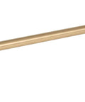 Malin Collection Cabinet Pull in Warm Brass Finish, 7 Inch Overall Length, 6-5/16 Inch Center-To-Center Mounting, 1-1/4 Inch Projection