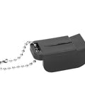 Magnetic Fly Fishing Hook Threader Tool For Easy Hook Size Threading, No Fuss Setup, Lightweight PC Design, Quick Three Step Operation, black PC body with ball chain