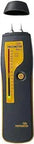 Mini General Purpose Moisture Meter with Pin Probes, color-coded LED for wood and materials testing, cap removed.