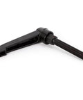 Precision Adjustable Milling Vise Stop for CNC Milling Machines, quick clamping, aluminum work stop, side view