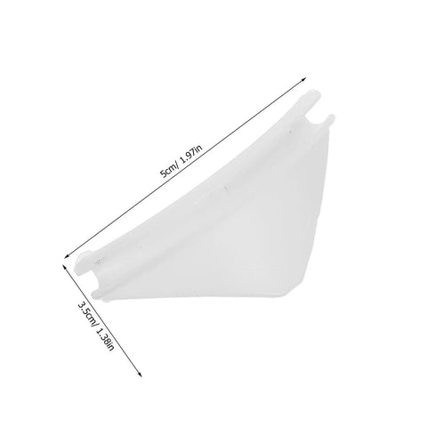Plastic Spiral Pusher Kit 10 Pcs For Vending Machines With White Scrapers, Easy Install, Universal Compatibility, 5cm white plastic pusher