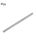 Set Of 2 Linear Motion Rods 10mm By 150mm Case Hardened Chrome Plated Rails For 3D Printers DIY CNC Machines Durable Ball Bearing Steel Guides