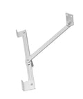 Casement Window Hinge With Adjustable Aluminum Alloy T Shape Positioning Safety Window Stay No Drill Installation Friction Hinge Kit