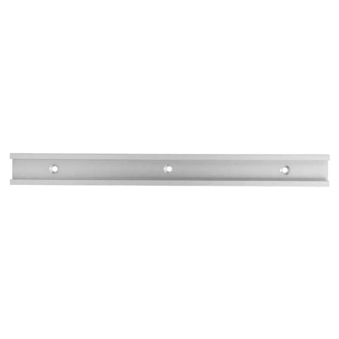 Aluminum Alloy T Slot Miter Track Jig With Smooth Sliding Action for woodworkers, shown horizontally with mounting holes