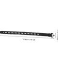 Heavy Duty Adjustable Zip Ties For Indoor And Outdoor Use Reusable Cable Management Straps With Quick Release Buckle side view