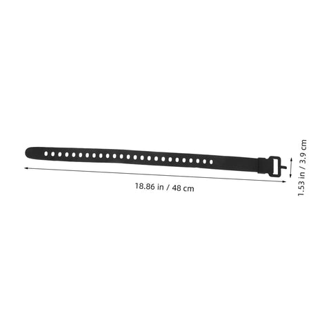 Heavy Duty Adjustable Zip Ties For Indoor And Outdoor Use Reusable Cable Management Straps With Quick Release Buckle side view