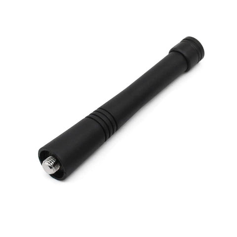 Black antenna from Three Piece VHF Stubby Antenna Set With Volume Knob And Channel Knob Cap For CP Series Two Way Radios