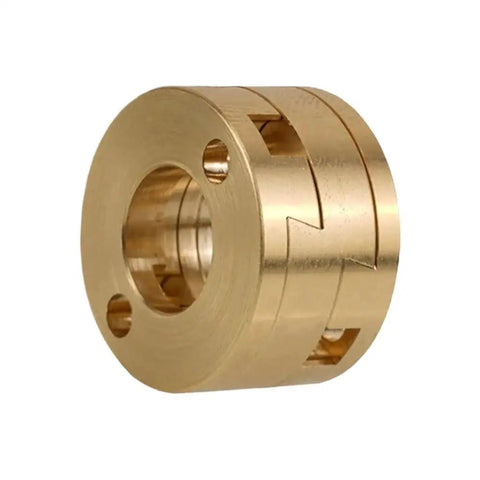 Upgrade Your 3D Printer With This Smooth Oldham Coupling Fit For CR10 S5 Ender3 Pro Z Axis T8 Screw That Fixes Vibration And Boosts Accuracy Like A Boss brass Oldham coupling for 3D printer Z axis
