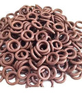 Red silicone o rings set of 30 pieces for gaskets and sealing