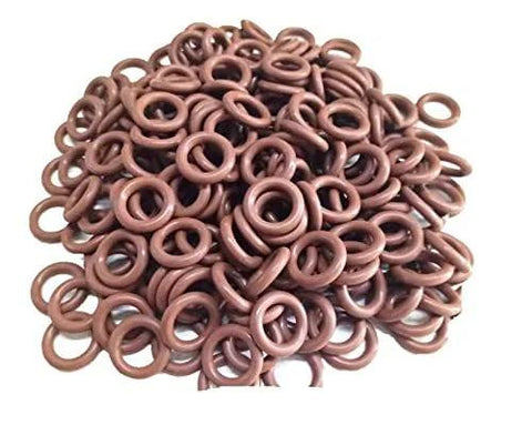 Red silicone o rings set of 30 pieces for gaskets and sealing