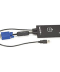 Usb Vga Laptop Console Crash Cart Adaptor With Diagnostic Software For Remote Server Viewing, featuring a blue VGA connector.