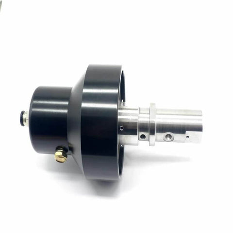 Malockos waterjet cutter on/off valve body repair kit component with silver shaft and black housing