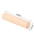 80 Pcs Wooden Dowel Pins Kit Half Inch By Two Inch Fluted Hardwood Dowels For Furniture Making And DIY Woodworking Projects, Durable Dense Pins For Strong Joints, Ideal For Crafts, Carpentry, And Repair Work, 50mm x 12mm wooden dowel pin