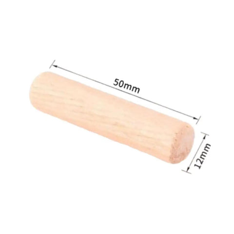 80 Pcs Wooden Dowel Pins Kit Half Inch By Two Inch Fluted Hardwood Dowels For Furniture Making And DIY Woodworking Projects, Durable Dense Pins For Strong Joints, Ideal For Crafts, Carpentry, And Repair Work, 50mm x 12mm wooden dowel pin