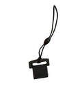 Mboifiea Compatible Electric Pallet Jack Ignition Switch Key With Key Ring, black toggle key on a cord for industrial use.