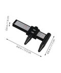2pcs ABS Wheel Bolt Spacing Tool for Wheel Hub Precision Measurement with measuring capability, 6.8 x 4.6 in, user-friendly design.