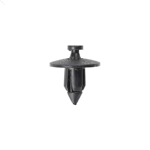 Dope 250 Pieces 12 Sizes Car Door Clip Fastener Kit With Push Retainer Clips And Buckles For Panel Trim Bumpers Mudguards Replacement Fits Ford Toyota Nissan Honda And More. Black plastic push retainer clip close-up