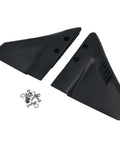 Black Dorsal Fin Hydrofoil Stabilizer For Outboard Motors 5 To 150 HP with mounting hardware
