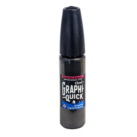 GraphiQuick Liquid Graphite Lubricant And Craft Enhancer With Precision Nozzle For Smooth Mechanical Lubes bottle image