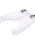Thonlai HSK63F Tool Holder Clamp for Engraving Machine, white durable material, designed for CNC precision machining, compact size.