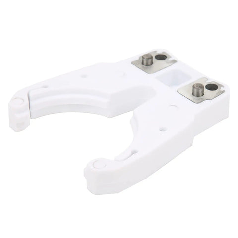 Thonlai HSK63F Tool Holder Clamp for Engraving Machine, white durable material, designed for CNC precision machining, compact size.