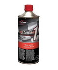 Finish 1 automotive hardener FH612 bottle, front view, red cap, 1 quart included