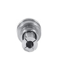 Front view of aluminum bullet adapter 4 Pack Aluminum Bullet Propeller Adapters For RC Airplane Adapts 3.17mm Motor Shafts To 5mm Propeller Shafts M5 Bullet Spinner For DIY Brushless RC Planes.