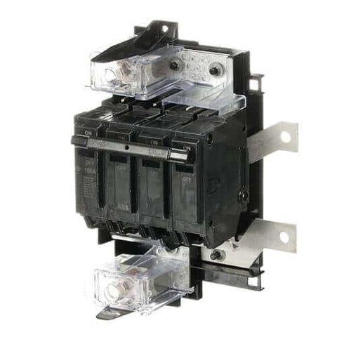 Front view of 150 Amp Main Circuit Breaker Single-Unit Conversion Kit for Top/Bottom Feed Load Centers, Double-Pole Replacement