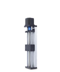 Rock-Solid High-Precision Linear Guide Slide Table With Ball Screw Motion Rail 300mm Stroke for CNC Router showing vertical setup