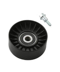 Cool Ride Drive Belt Idler Pulley For 180 200 VXR 250cc 300cc Scooters Engine Replacement Part, black plastic with bearing and bolt.