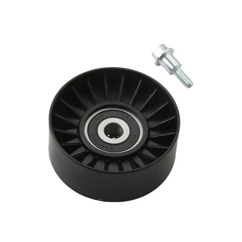 Cool Ride Drive Belt Idler Pulley For 180 200 VXR 250cc 300cc Scooters Engine Replacement Part, black plastic with bearing and bolt.
