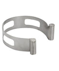 Heavy Duty Stainless Steel Exhaust Tacking Band Clamp For 2.5 Inch Fabrication And Welding Projects To Nail Down Your Builds With Ease in silver.