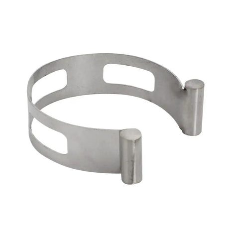 Heavy Duty Stainless Steel Exhaust Tacking Band Clamp For 2.5 Inch Fabrication And Welding Projects To Nail Down Your Builds With Ease in silver.