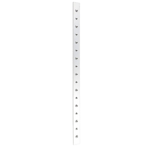 Sturdy Aluminum Alloy T-Slot Miter Track Jig For Woodworking Pros Perfect 450MM Slider Setup with drilled holes for precision cuts.