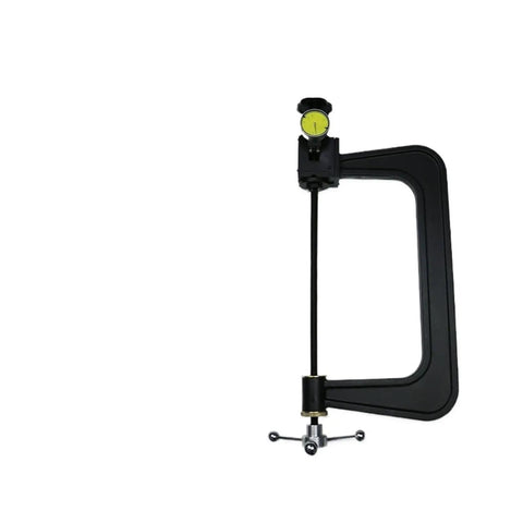 Portable C Type Hardness Tester Slick One Hand Operation Rock Solid Accuracy Lightweight Compact Design Data Lock Feature showing adjustable anvil setup.