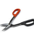 10 Inch Offset Pattern Tinner Snips Heavy Duty Precision Cutting Tool For Aluminum Sheet Metal And Home Improvement Projects on white background