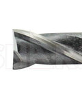 Shars HSS 2-flute center-cut end mill, close-up, 7/8 in dia, 3/4 in cutting length, 1-1/2 in flute length.