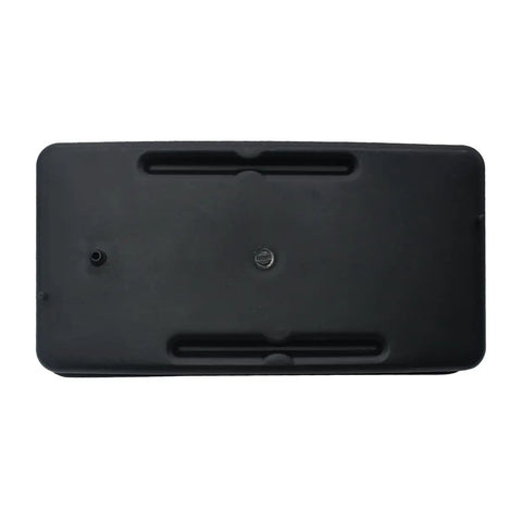 Top view of Fuel Tank 4 Quart Replacement For Tecumseh H30 H35 H40 H50 HS40 HS50 HM80 HM100 Engines With Cap And Shut Off Valve Includes Fuel Line Filters Clamps