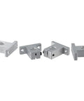 SK10 Linear Rail Kit With 10mm Shaft Support And Aluminum Frame Polished Rod Holder For Smooth Movement And High Precision Vertical Axis Guidance In CNC Machines And 3D Printers For DIY Makers, 4pcs aluminum rail blocks