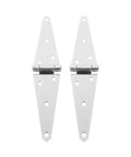 Beefy Heavy Duty Rotating Concealed Door Hinges Set 2 Pieces for Shed Doors Gates and Wooden Fences, Easy to Install