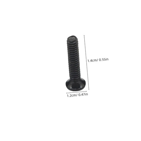 Slick Little Miniature Screw Set Featuring Countersunk Round Head Fasteners measuring 1.4cm, perfect for eyeglass repairs.