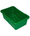 Food Safe Bus Totes and Meat Lug Set With Four Totes And Four Frosted Lids Green, 1.38 Cu Ft Capacity product in green