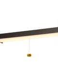 Side view of Edinburgh 2 Light LED Integrated Dimmable Wall Sconce Vanity Light With Brass Finish and Frosted Acrylic Shades 19W 1200 Lumens