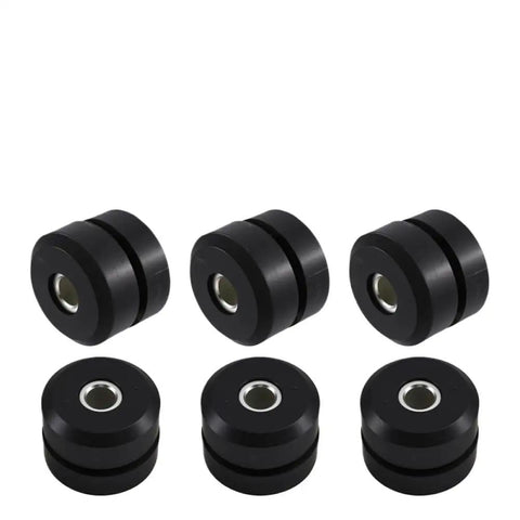 Heavy Duty Vibration Mount Isolators Set Six Piece Kit Compatible With TK SB 100 110 190 Models Direct Fit Replacement For 917709 Parts, six rubber mounts.